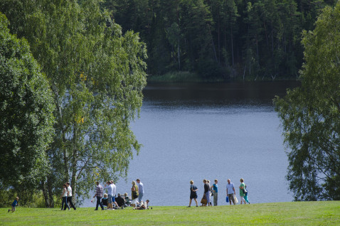 Sjön Getaren vid Lida